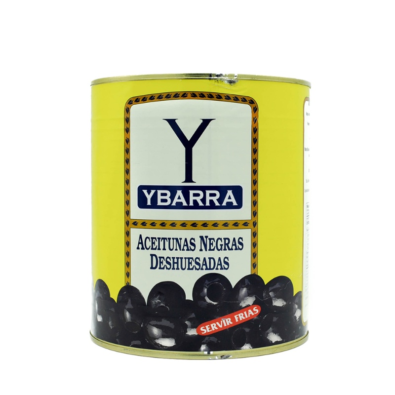 YBARRA-PITTED BLACK OLIVES